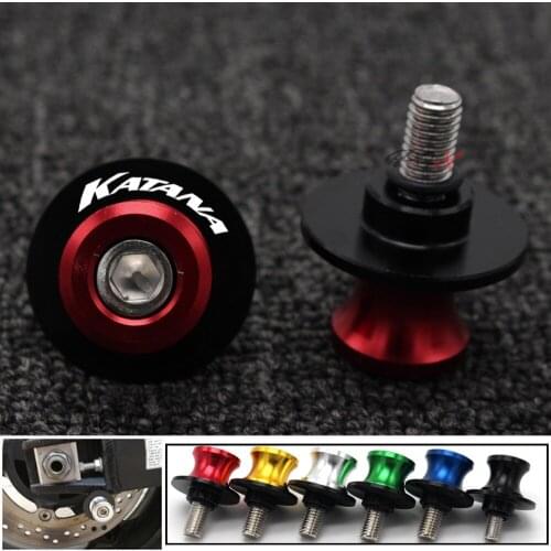 Motorcycle Accessories CNC Aluminum M8 Swingarm Spools Slider Stand Screw For Suzuki 600/750 KATANA 1998-2006