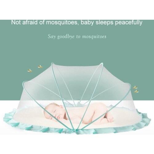 Baby Mosquito Net Cover Foldable Mosquito Net For Baby Crib Newborn Children Insect Control Light Proof Baby Crib Canopy Net