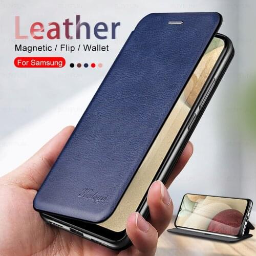 Phone Cover For Samsung Galaxy A12 Leather Flip Magnetic Case For SamsungA12 GalaxyA12 sansungA12 Wallet Stand Book Phone Cover
