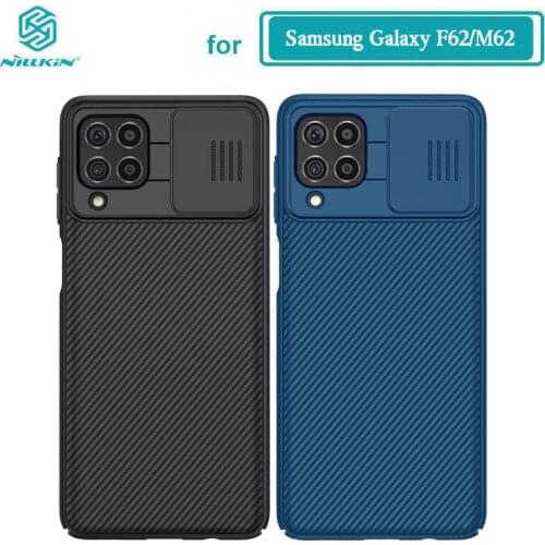 For Samsung Galaxy M62 Case Nillkin Slide Camera Protection Cover for Samsung Galaxy F62 Casing