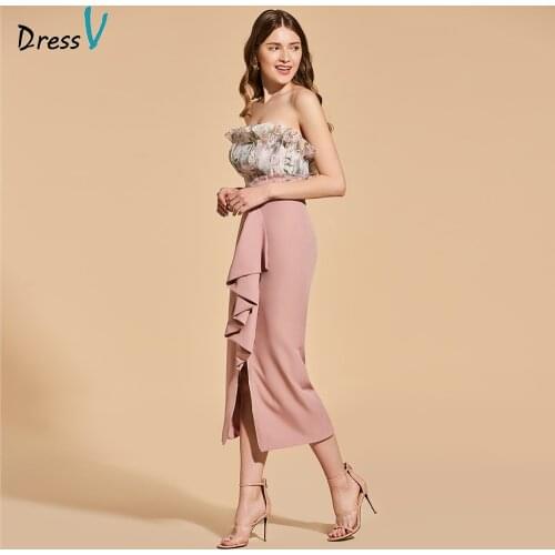 Dressv Women's Evening Dresses Below The Knee