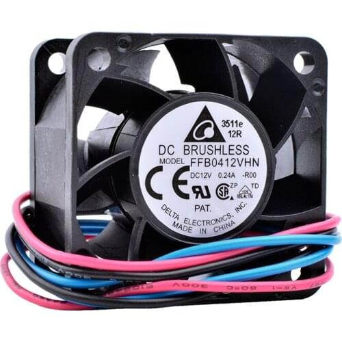 FFB0412VHN-R00 4cm 4028 DC 12V 0.24A Double ball bearing large air volume power supply cooling fan