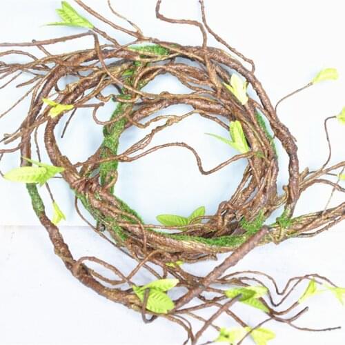 Artificial tree fake branch Hanging Rattan artificial cherry Blossom flower vine decoration Mariage Wedding Wall Home Decor