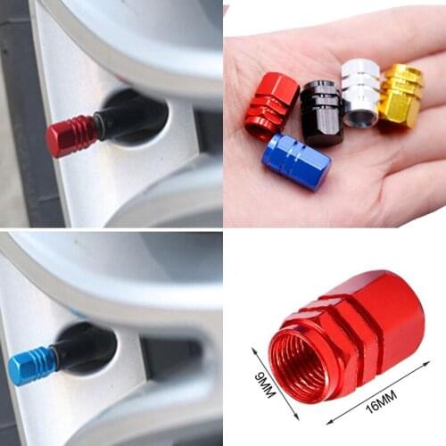 5Pcs/set Car Bicycle Motorcycle Wheel Tyre Tire Air Aluminum Alloy Valve Caps Stem Cover Hexagonal Tyre Wheel Ventil Valve Caps
