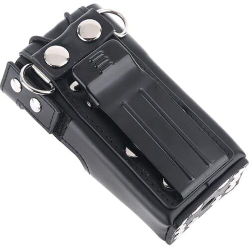 Leather Case Holder Storage Bag Pouch for Motorola Radio GP328/338 PRO5150 HT750