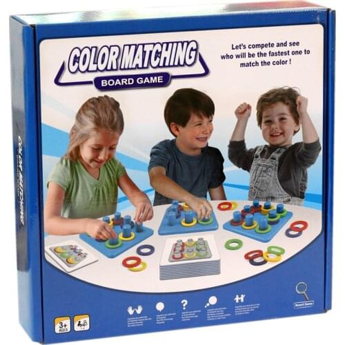 Creative Color Matching Toy Parent-child Interaction Reaction Concentration Training Children Early Education Party Board Game