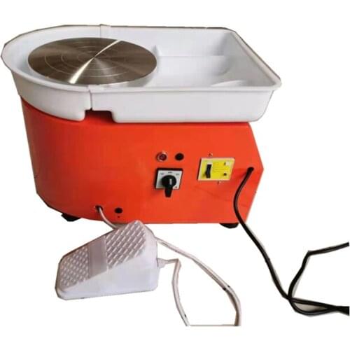 350W Chinese Electric Pottery Wheel Machine Ceramic Mug Making Machine for Childrens Ceramic Teaching Clay Art DIY Pottery Tool