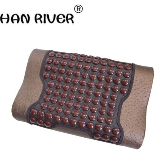 Germanium stone massage neck guard ms tomalin cervical pillow jade health care pillow cotton memory
