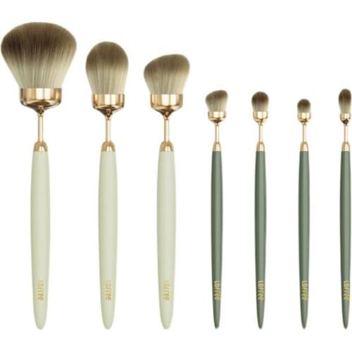 Makeup brush set portable makeup eye shadow brush foundation brush soft hair trimming brush tool