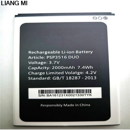 NEW 2000mAh cell phone Battery For Prestigio MultiPhone PSP3516 DUO PSP 3516 with phone stander