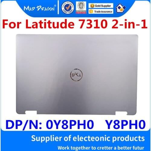 New Original 0Y8PH0 Y8PH0 AM2UX000111 For Dell Latitude 7310 2-in-1 FDX31 Laptop LCD Rear Cover Top Shell Screen Lid Gray