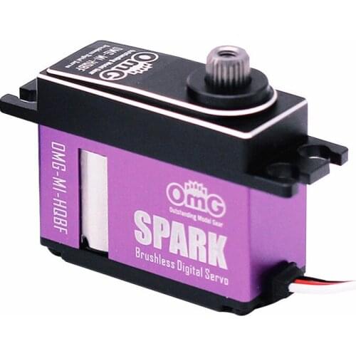 OmG Sonic + Spark Mini Metal Brushless Digital Servo Combo Rc Model Helicopter Micro Digital Servo For Rc Helicopter Frame Parts