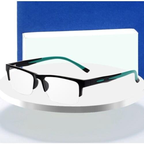 Men Women Eyeglasses Frames Prescription Eyewear TR90 Spectacle Frame Silicone Optical Brand Eye Glasses Frame Half Rimless