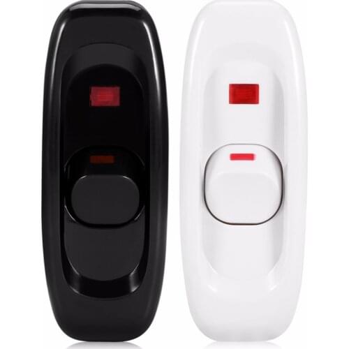 VIP 1Pcs Bedside Lamp Switch AC 250V 10A Inline ON/OFF Table Desk Lamp