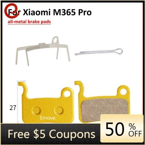 Full Metal Disk Brake Pads for M365 XTECH HB100 Hydraulic Brake MTB Bicycle Disc Ceramics Metallic Brake Pads ZOOM XTECH 1pairs