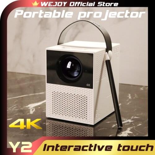 Touch Projector 4K WEJOY Y2 Mobile Mini Projector Android Smart цветной проектор WIFI Home Theatre Projetor De Cinema Video T2