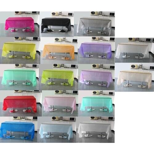 Rectangular Table Cover Over Banquet Party Wedding Tableclothes