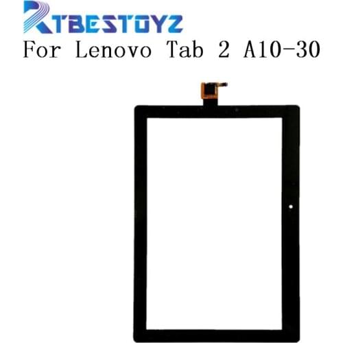 RTBESTOYZ For Lenovo Tab 2 A10-30 YT3-X30 X30F TB2-X30F TB2-X30L Touch Screen Digitizer Panel Glass Sensor
