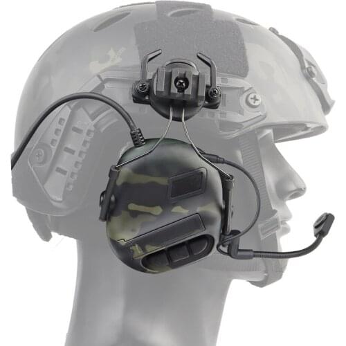 Tactical Headset Sound Pickup Noise Reduction Helmet Headphone Hunting Shooting Earmuff with Microphone Military Airsoft Headset