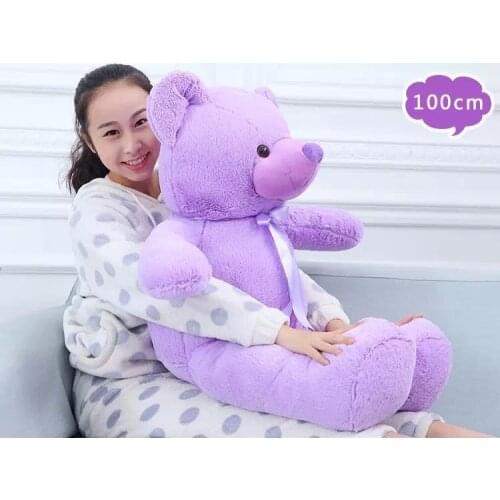 High quality goods,Lavender Bear stuffed teddy bear plush toy,throw pillow Christmas gift h157