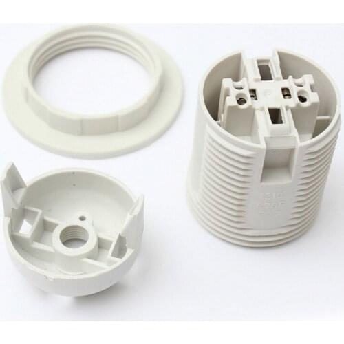 Screw ES E27 M10 Light Bulb Lamp Holder Pendant Socket Lampshade Collar