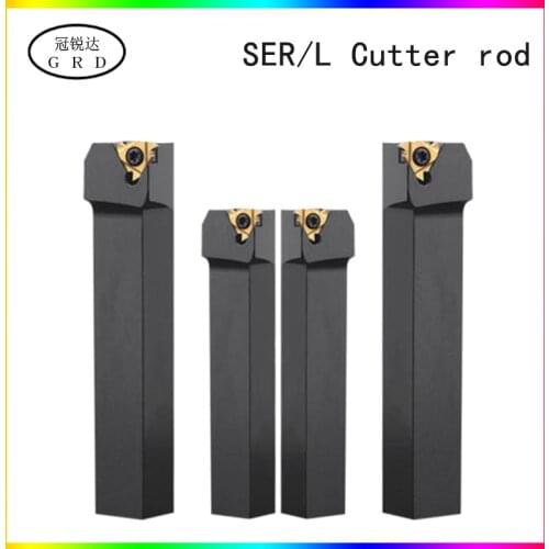 External Thread turning SER SEL cutter bar SER2525 SER3232 SEL2525 SEL3232 M16 M22 P16 TOOL HOLDER Wholesale Carbide inserts