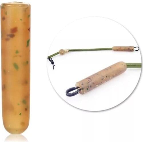 10pcs Camo Color Long Buffer Beads Quick Change Hook Sleeve Anti Tangle Sleeve For Carp Fishing Tackle For Hair Rigs Swivel