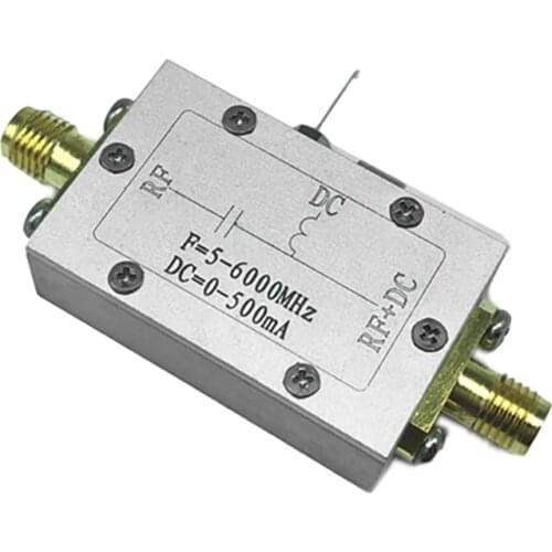 50ohm RF DC Block Biased Frequency Range 10 - 6000 MHz Biased Electronic Components Industrial