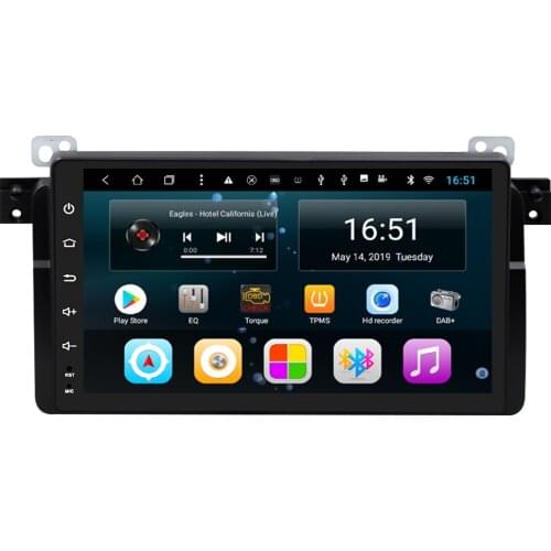 Auto Radio 1 Din Android 9.0 Car Multimedia Player For BMW 3 Series old E46 MG ZT Rover 75
