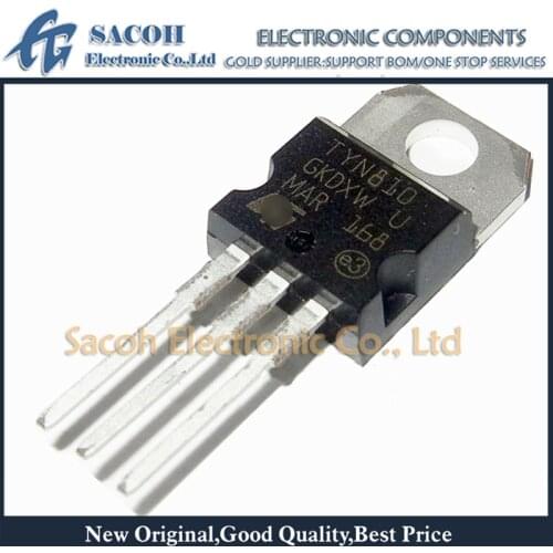 Free Shipping 10Pcs TYN810 TYN1010 STYN810 STYN1010 TO-220 10A 800V/1000V SCR