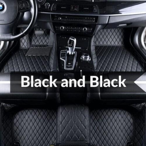 WLMWL Custom leather car mat for Toyota All Models c-hr rav4 corolla toyota land cruiser wish yaris automobile carpet cover