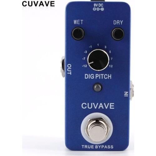 CUVAVE Guitar Pedal DIG PITCH/recording Loop/delay/overdrive/reverb Guitar Pedal Stompbox Tuner Pedal