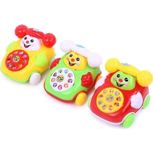 Baby Toys Children Toys Educational Toys Cartoon Smile Phone Car Developmental Kids Toy Gift