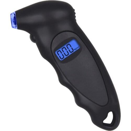 On Board High Precision Tire Pressure Gauge Liquid Crystal Display Barometer Electronic Digital Display Tire Pressure Gauge