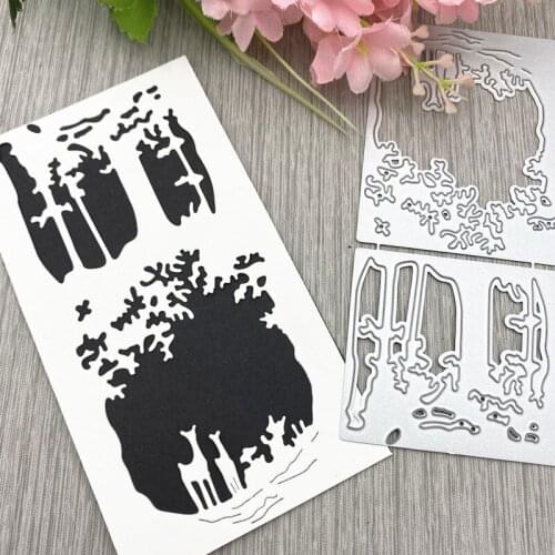 Forest Animal Handicraft Knife Mould Metal Embossing Knife Mould Carbon Steel Knife DIY Scrapbook Album Decoration Embossed Card