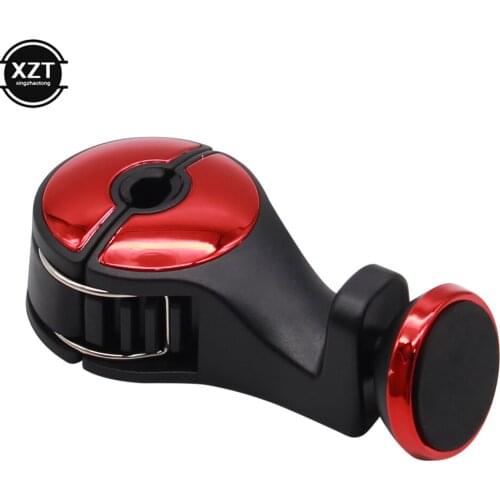 Multi-function Car Hook Seat Back Hanging Storage Clasp Mobile Phone Holder Rear Seat Strong Magnetic Phone Bracket Vehicle Hook