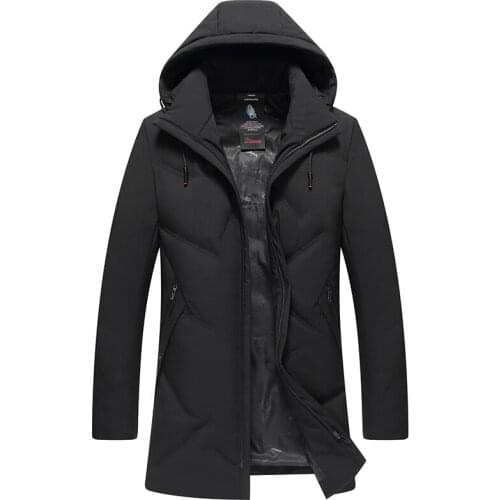 Man Winter 2020 Russia Parkas Thicken Coats Zipper Mens Long Hooded Jacket Hat Detachable Outdoors 4XL 5XL 6XL 7XL 9815