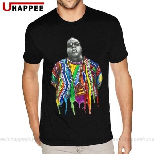 Watercolor Digital Direct Print The Notorious Big T-Shirts Youth 3D Print Tees Men Short Sleeve Fashionable Brand Unique Apparel