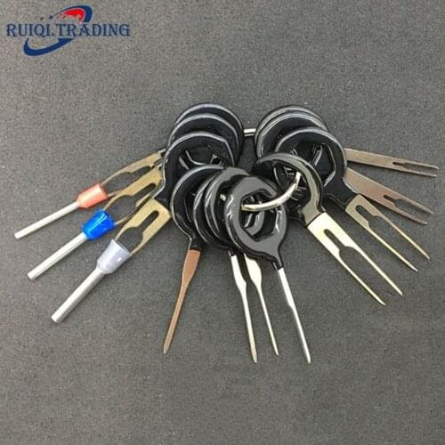 18Pcs 11Pcs Automotive Plug Terminal Remove Tool Set Key Pin Car Electrical Wire Crimp Connector Extractor Kit Accessories