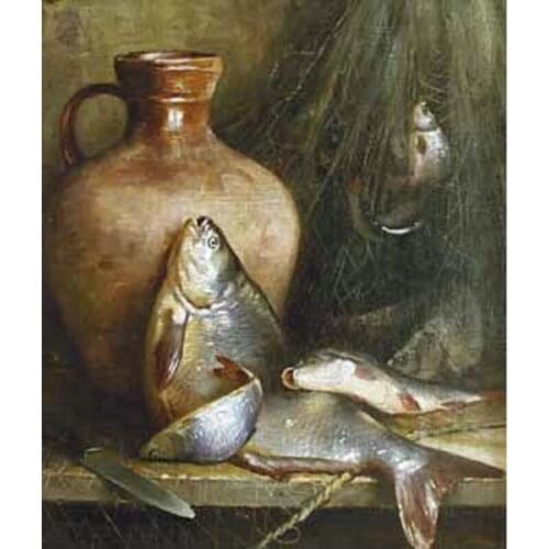 Full DIY 5D Diamond Painting Cross Stitch Net fish square Diamond Embroidery Patterns rhinestones handmade Mosaic stickers