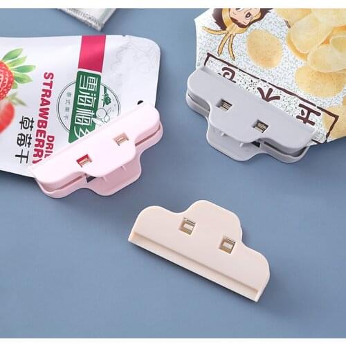 Portable Kitchen Food Snacks Seal Closure Pocket Sealing Clip pinch-off Pliers Plastic Closed Clamp Fresh Food Tool