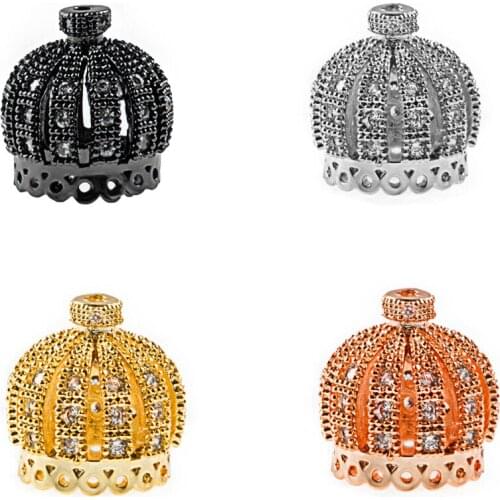 DIY Exquisite Workmanship Copper Metal Fashion Crown Jewelry Connection Bracelet Jewelry Accessories