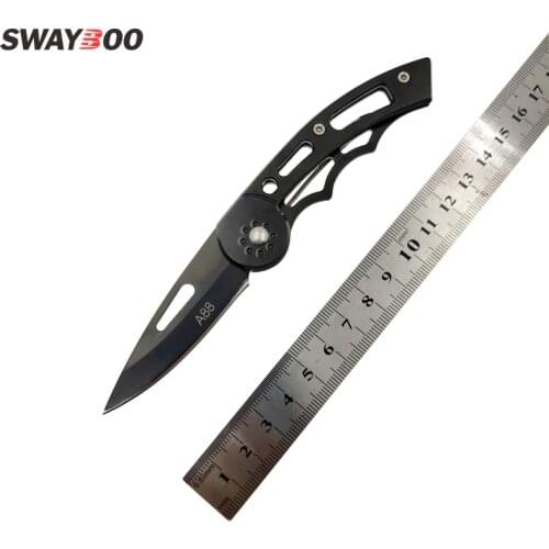 Swayboo FD-A88 Stainess Steel Blade Outdoor Camping Fruit Knife EDC MINI Pocket Folding Knife Peeler