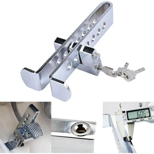 1 Pcs Universal Car Brake Clutch Pedal Lock Anti-Theft Strong Security For Cars Truck Throttle Accelerator Pedal Lock