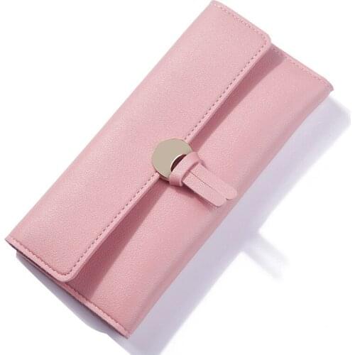HUANILAI Womens Wallets Purses PU Leather Long Wallet For Girl Ladies Money Coin Pocket Card Holder Female Wallets HS001