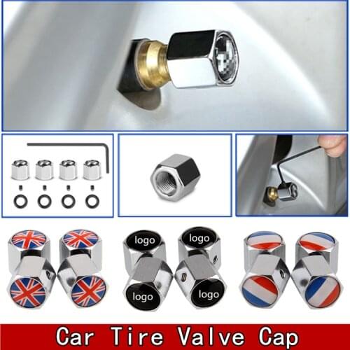 10 Sets car styling valve caps car emblem tire valve caps car accessories car logo tire valve cap