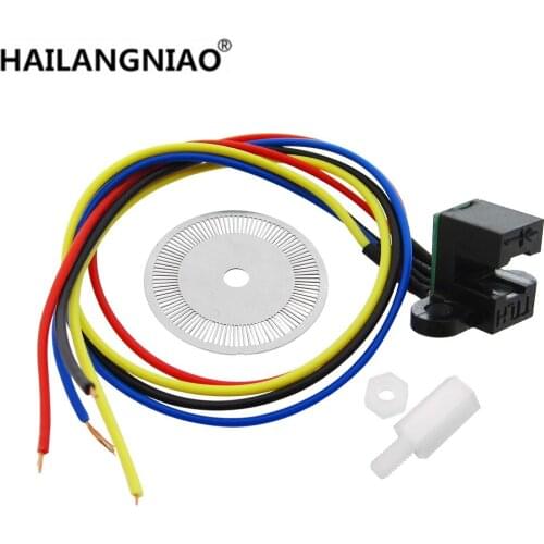 10pcs, Photoelectric Speed Sensor Encoder Coded Disc code wheel for Smart car