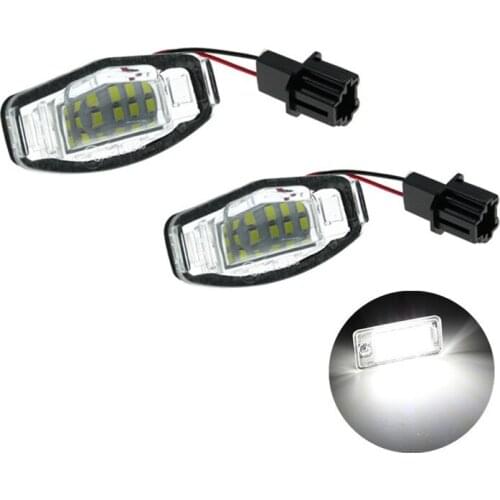 2PCS Suitable for Honda license plate Civic Accord Odyssey LED license plate lamp