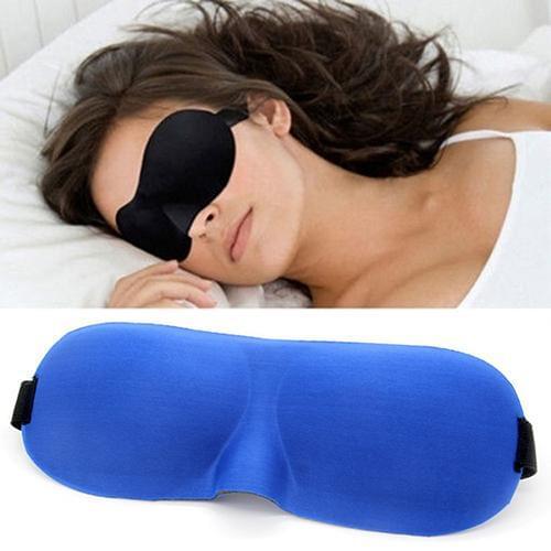 Popfeel 1Pc 3D Sleep Mask Natural Sleeping Eye Mask Eyeshade Cover Shade Eye Patch Women Men Home Travel Soft Portable Blindfold
