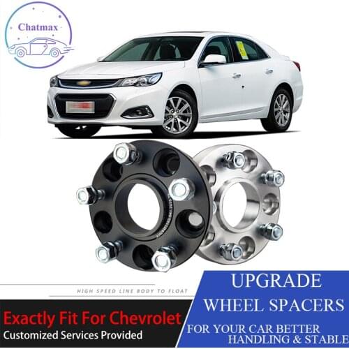 For Chevrolet Cruze 2009+ 5X105 56.6CB 25mm Thick Hubcenteric Black/White Colour Wheel Spacer Adapters